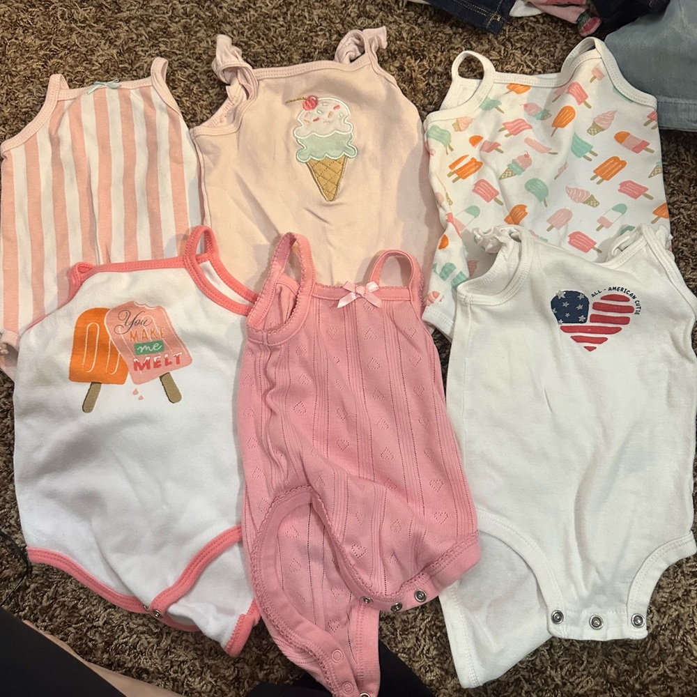 Assorted Colorful Kids One Pieces Set